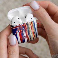 Hawaiian Sea Animals AirPods Case with Lei and Flag Style LT03 - Polynesian Pride