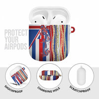 Hawaiian Sea Animals AirPods Case with Lei and Flag Style LT03 - Polynesian Pride
