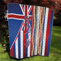 Hawaiian Sea Animals Quilt with Lei and Flag Style LT03 - Polynesian Pride