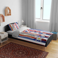 Hawaiian Polynesian Tribal Turtles Bedding Set with Lei and Flag Style LT03 - Polynesian Pride