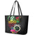 Vanuatu 44th Anniversary Leather Tote Bag Boars Tusk Tugeta Yumi Selebretem Indipendens Dei