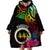 Vanuatu 44th Anniversary Wearable Blanket Hoodie Boars Tusk Tugeta Yumi Selebretem Indipendens Dei