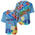 Fiji Day Baseball Jersey Tagimoucia Flower and Melanesia Pattern