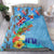 Fiji Day Bedding Set Tagimoucia Flower and Melanesia Pattern