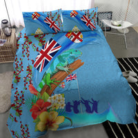 Fiji Day Bedding Set Tagimoucia Flower and Melanesia Pattern LT03 - Polynesian Pride