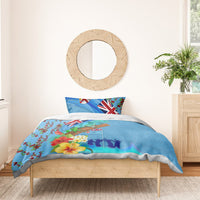 Fiji Day Bedding Set Tagimoucia Flower and Melanesia Pattern LT03 - Polynesian Pride