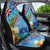 Fiji Day Car Seat Cover Tagimoucia Flower and Melanesia Pattern