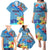 Fiji Day Family Matching Puletasi and Hawaiian Shirt Tagimoucia Flower and Melanesia Pattern