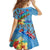 Fiji Day Family Matching Short Sleeve Bodycon Dress and Hawaiian Shirt Tagimoucia Flower and Melanesia Pattern