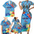 Fiji Day Family Matching Short Sleeve Bodycon Dress and Hawaiian Shirt Tagimoucia Flower and Melanesia Pattern