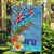 Fiji Day Garden Flag Tagimoucia Flower and Melanesia Pattern