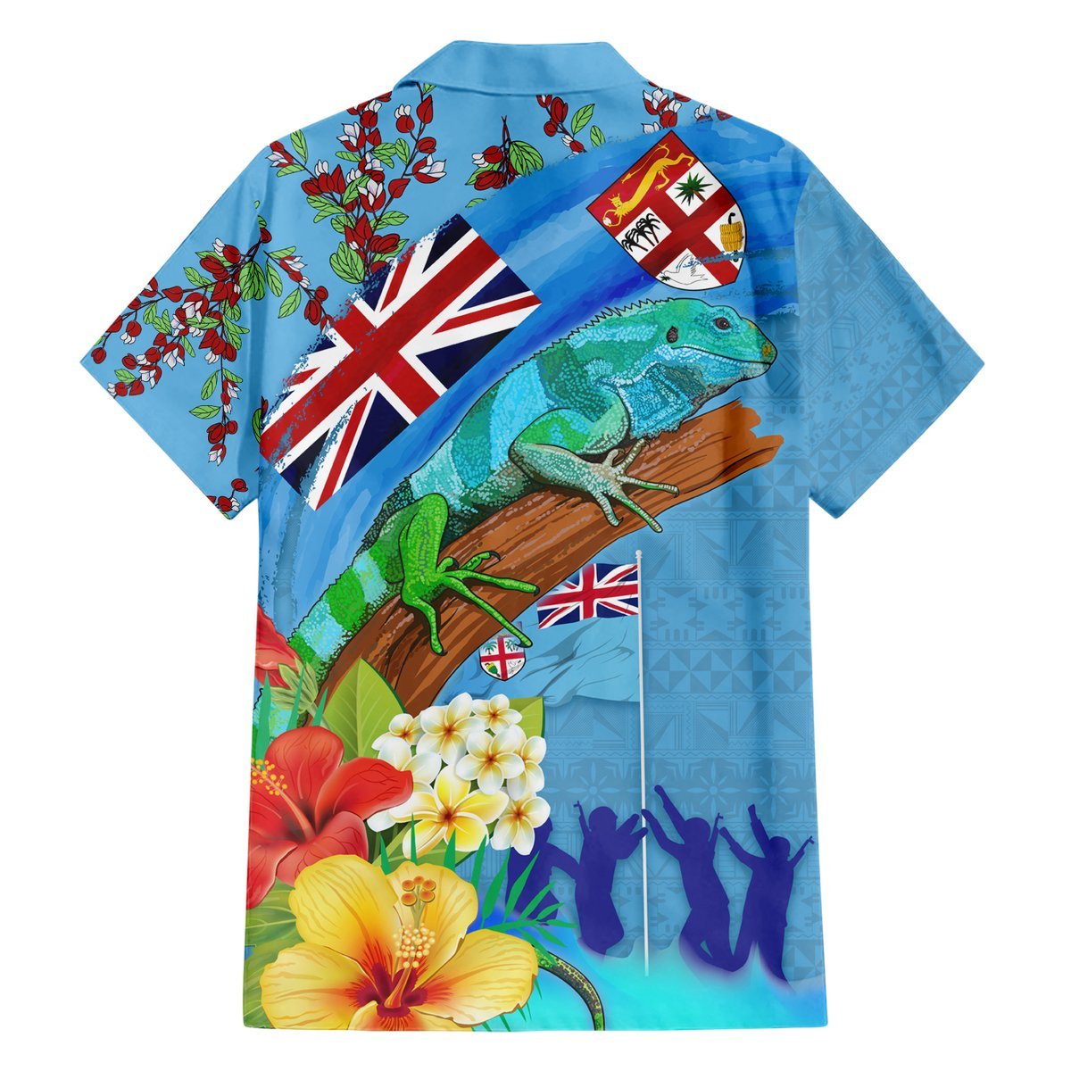 Fiji Day Hawaiian Shirt Tagimoucia Flower and Melanesia Pattern LT03 - Polynesian Pride