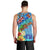 Fiji Day Men Tank Top Tagimoucia Flower and Melanesia Pattern