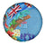 Fiji Day Spare Tire Cover Tagimoucia Flower and Melanesia Pattern