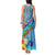 Fiji Day Tank Maxi Dress Tagimoucia Flower and Melanesia Pattern