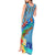 Fiji Day Tank Maxi Dress Tagimoucia Flower and Melanesia Pattern