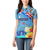 Fiji Day Women Polo Shirt Tagimoucia Flower and Melanesia Pattern