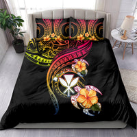 Polynesia Hawaii Turtle Day Bedding Set Hibiscus and Kanaka Maoli LT03 - Polynesian Pride