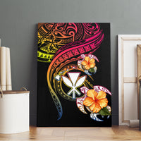Polynesia Hawaii Turtle Day Canvas Wall Art Hibiscus and Kanaka Maoli LT03 - Polynesian Pride
