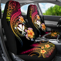 Polynesia Hawaii Turtle Day Car Seat Cover Hibiscus and Kanaka Maoli LT03 - Polynesian Pride