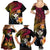 Polynesia Hawaii Turtle Day Family Matching Summer Maxi Dress and Hawaiian Shirt Hibiscus and Kanaka Maoli