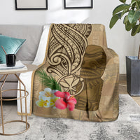 Hawaii Kanaloa Tiki Blanket Polynesian Tattoo and Tapa Pattern LT03 - Polynesian Pride