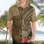 Hawaii Kanaloa Tiki Hawaiian Shirt Polynesian Tattoo and Tapa Pattern