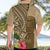 Hawaii Kanaloa Tiki Hawaiian Shirt Polynesian Tattoo and Tapa Pattern