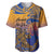 Hawaiki Nui Va'a Solo French Polynesia Baseball Jersey Sunset Color