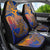 Hawaiki Nui Va'a Solo French Polynesia Car Seat Cover Sunset Color