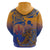 Hawaiki Nui Va'a Solo French Polynesia Hoodie Sunset Color