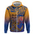 Hawaiki Nui Va'a Solo French Polynesia Hoodie Sunset Color