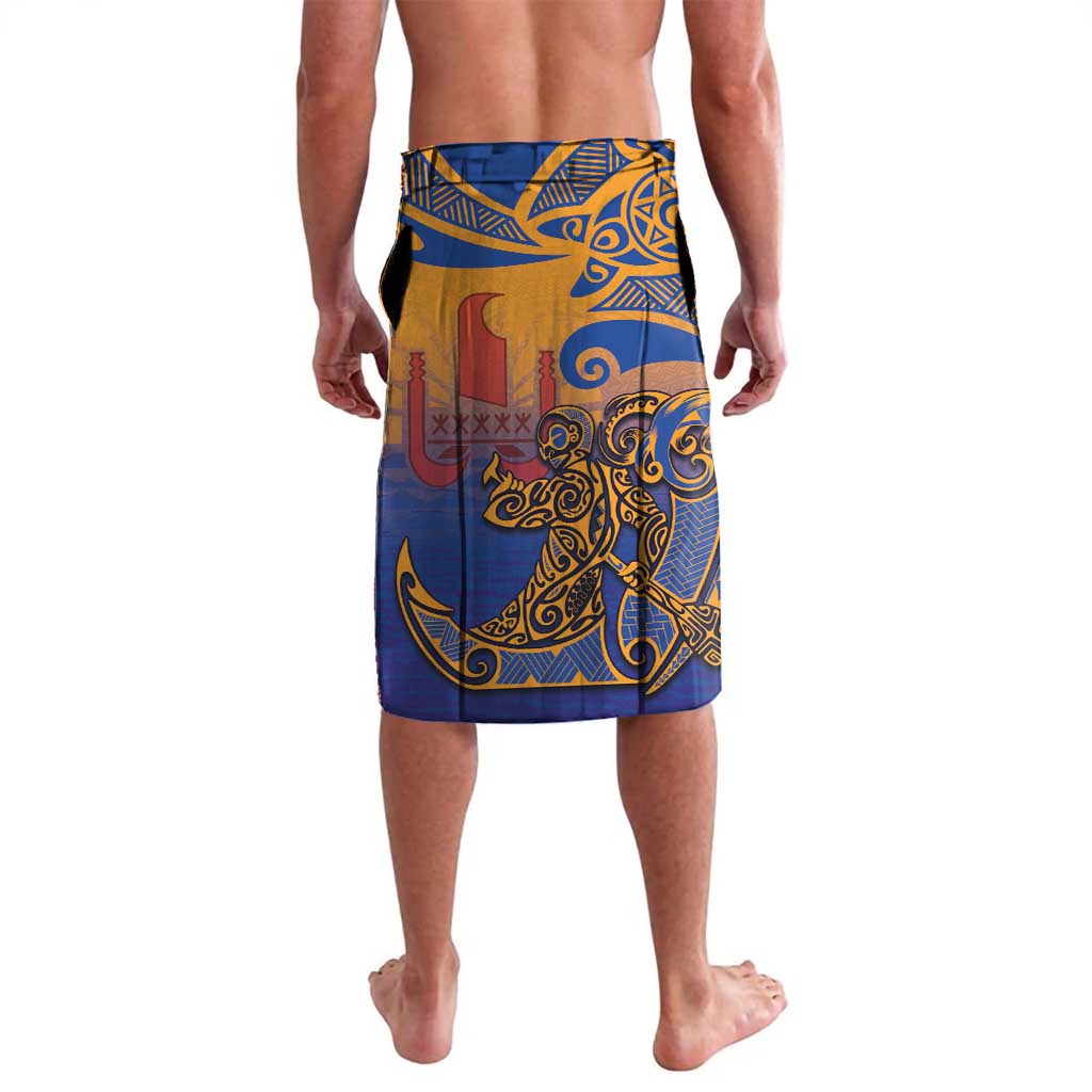 Hawaiki Nui Va'a Solo French Polynesia Lavalava Sunset Color LT03 - Polynesian Pride