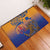 Hawaiki Nui Va'a Solo French Polynesia Rubber Doormat Sunset Color