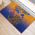 Hawaiki Nui Va'a Solo French Polynesia Rubber Doormat Sunset Color