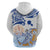 Hawaiki Nui Va'a Solo French Polynesia Hoodie Blue Color