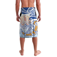 Hawaiki Nui Va'a Solo French Polynesia Lavalava Blue Color LT03 - Polynesian Pride