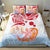 Hawaiki Nui Va'a Solo French Polynesia Bedding Set Red Color