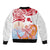 Hawaiki Nui Va'a Solo French Polynesia Bomber Jacket Red Color