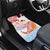 Hawaiki Nui Va'a Solo French Polynesia Car Mats Red Color