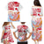 Hawaiki Nui Va'a Solo French Polynesia Family Matching Puletasi and Hawaiian Shirt Red Color