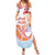 Hawaiki Nui Va'a Solo French Polynesia Family Matching Summer Maxi Dress and Hawaiian Shirt Red Color