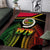 Vanuatu Constitution Day Area Rug Polynesian Tattoo and Pig Tusk Since 1979