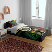 Vanuatu Constitution Day Bedding Set Polynesian Tattoo and Pig Tusk Since 1979 LT03 - Polynesian Pride