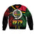 Vanuatu Constitution Day Bomber Jacket Polynesian Tattoo and Pig Tusk Since 1979