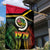 Vanuatu Constitution Day Garden Flag Polynesian Tattoo and Pig Tusk Since 1979