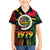 Vanuatu Constitution Day Kid Hawaiian Shirt Polynesian Tattoo and Pig Tusk Since 1979