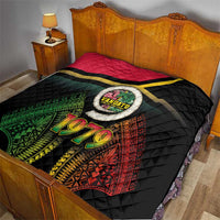 Vanuatu Constitution Day Quilt Polynesian Tattoo and Pig Tusk Since 1979 LT03 - Polynesian Pride