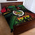 Vanuatu Constitution Day Quilt Bed Set Polynesian Tattoo and Pig Tusk Since 1979