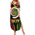 Vanuatu Constitution Day Summer Maxi Dress Polynesian Tattoo and Pig Tusk Since 1979